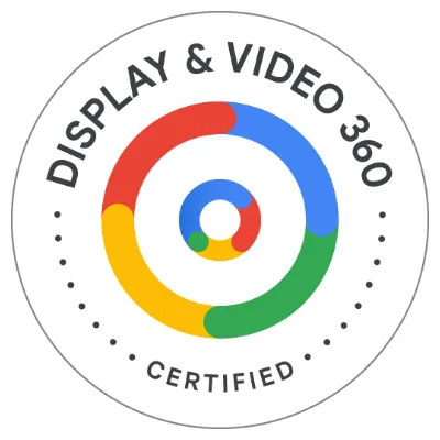 Google Display & Video 360 Certified badge