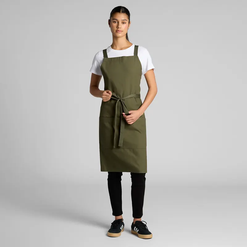 Carrie Apron - Army Loose, branded promotional product
