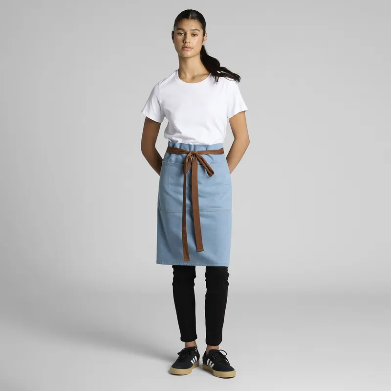 Denim Half Apron, branded promotional product
