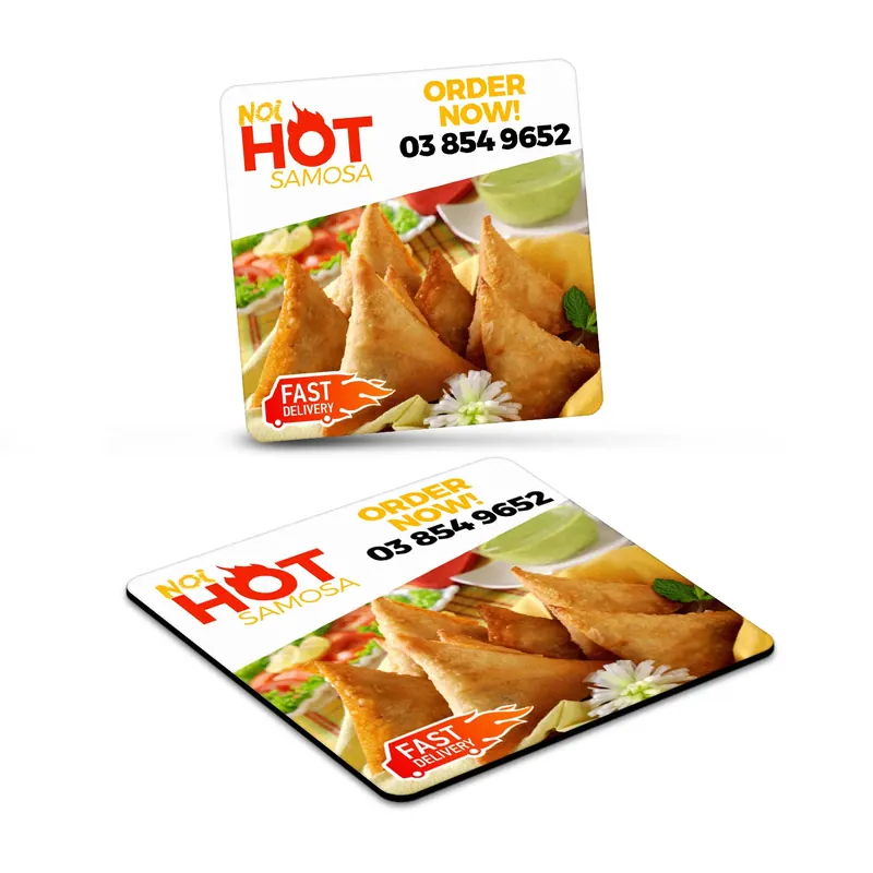 Fridge Magnet 70×70mm Square, branded promotional product