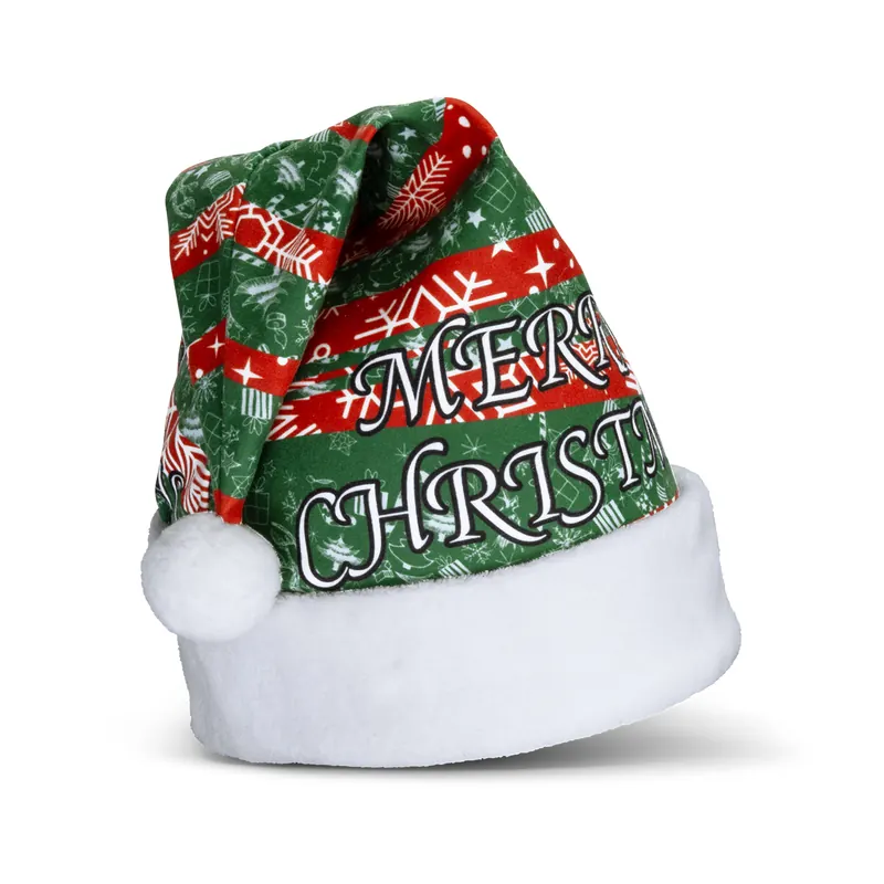 Full Colour Santa Hat, branded promotional product