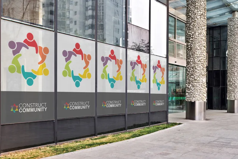 One-Way Vision Window Graphics, branded promotional product