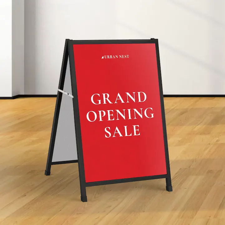 Signflute A-Frame Hero, branded promotional product