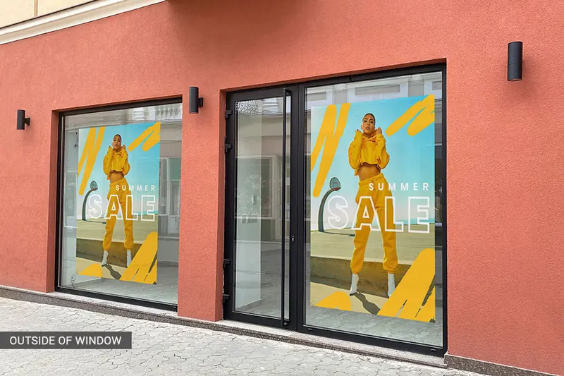 Window Graphics, branded promotional product