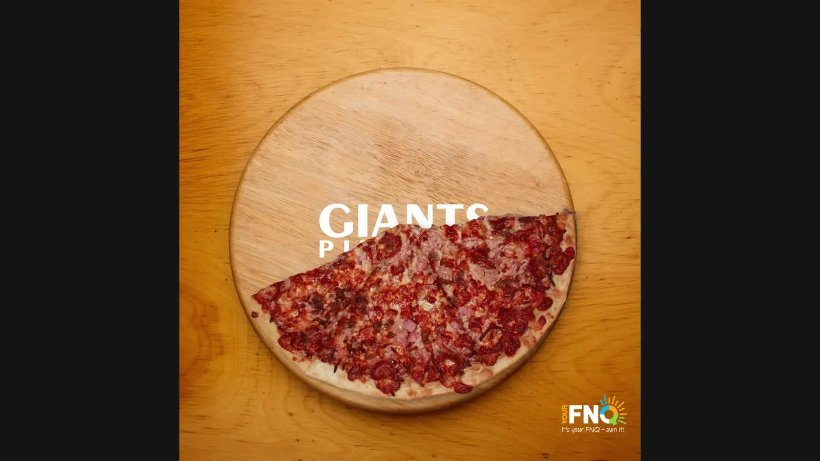 Giants Pizzeria Pizza Disappearing - 15 sec still