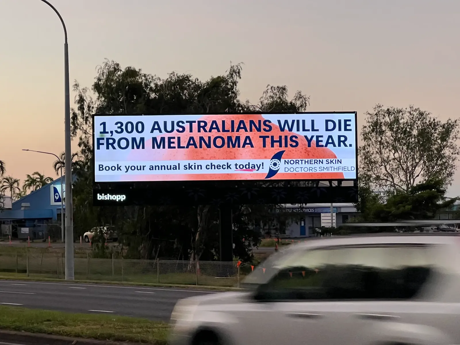Northern Skin Doctors Smithfield Melanoma Awareness Billboard